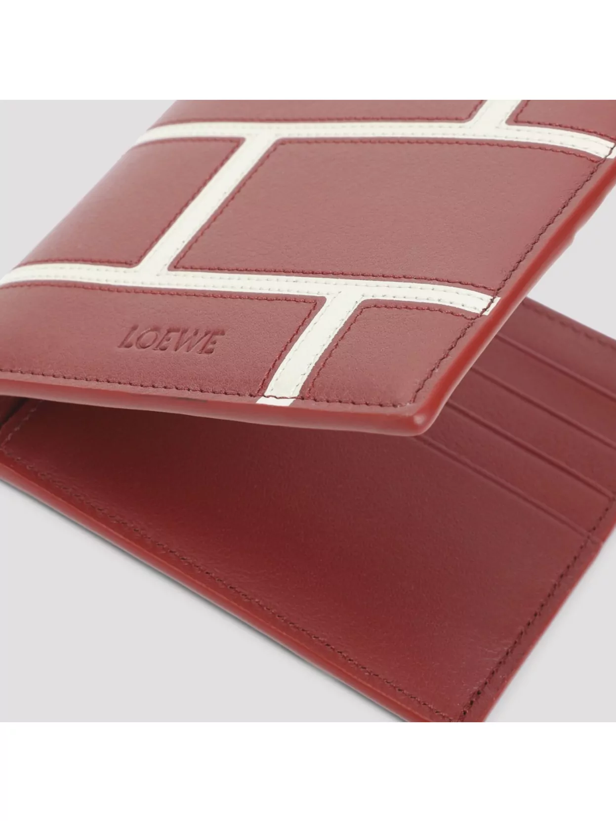 Loewe Rectangular Wallet Contrast Stitching