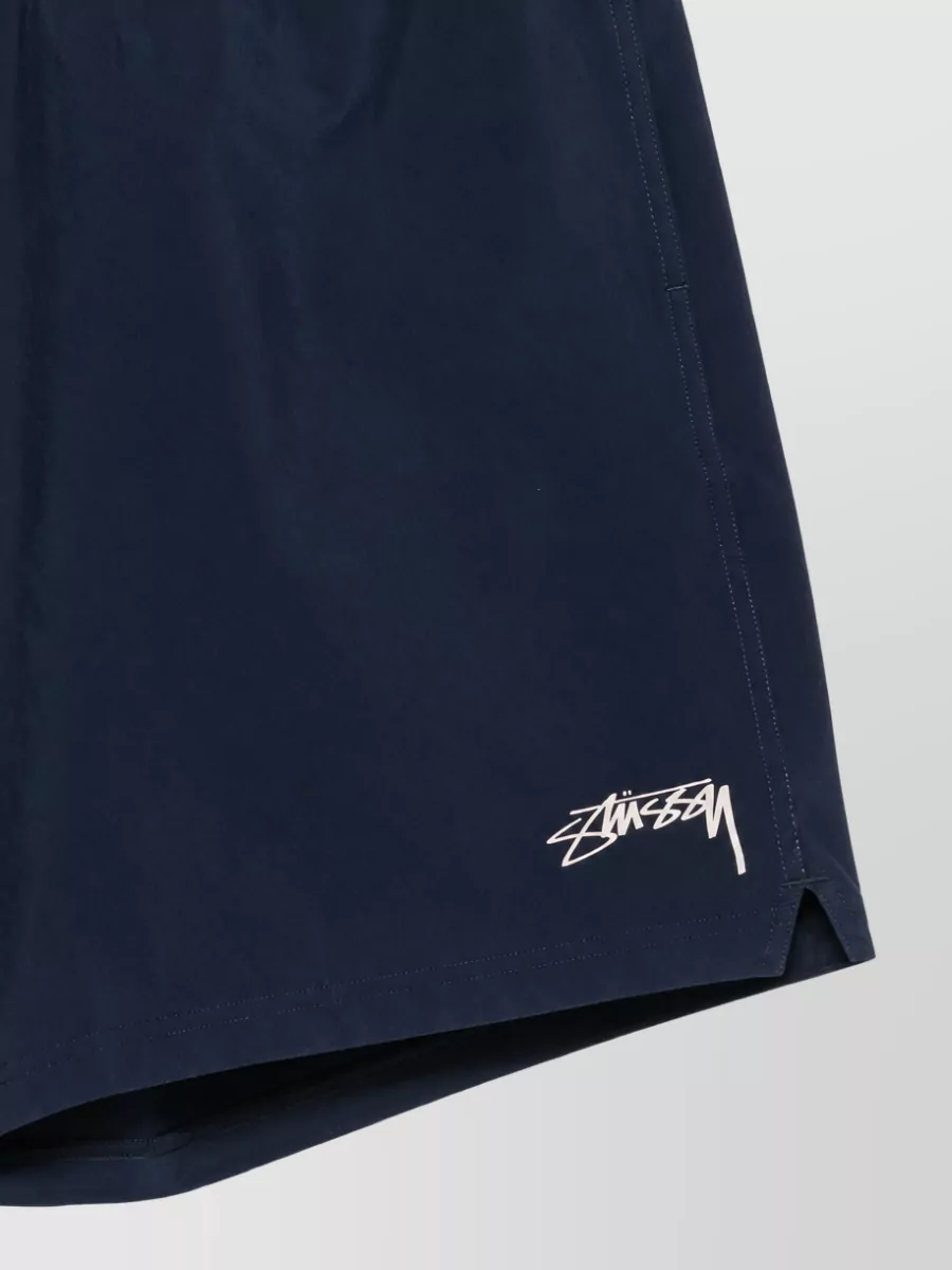 Stüssy Logo Print Swim Shorts