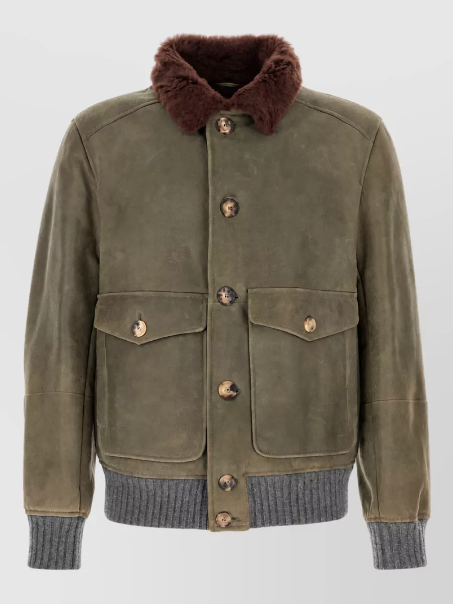 Brunello Cucinelli shearling jacket