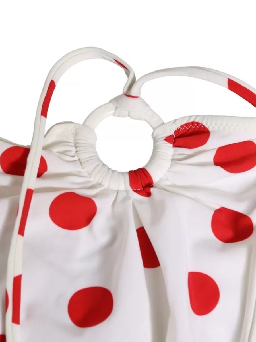 Dolce&Gabbana Polka Dot One-Piece Swimsuit