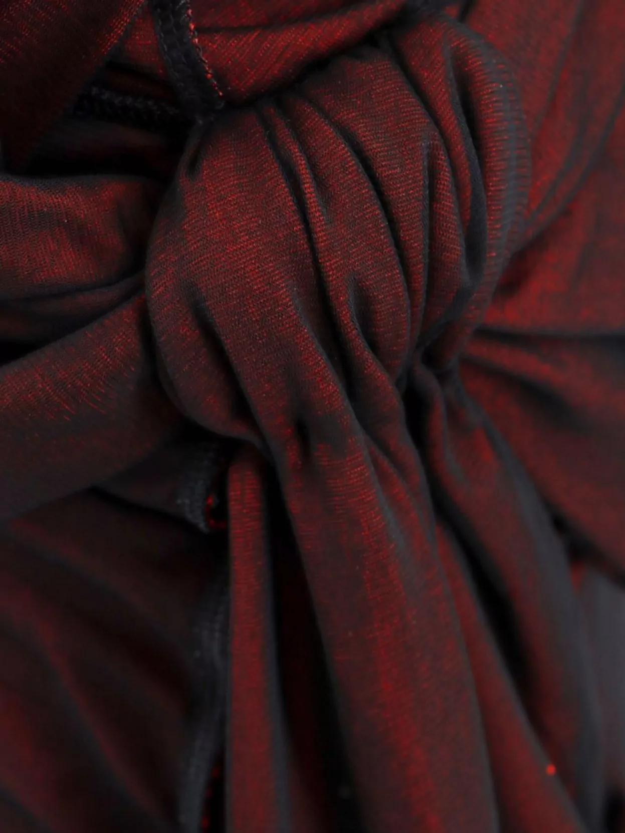 Maison Margiela Asymmetric Sleeves Viscose Dress