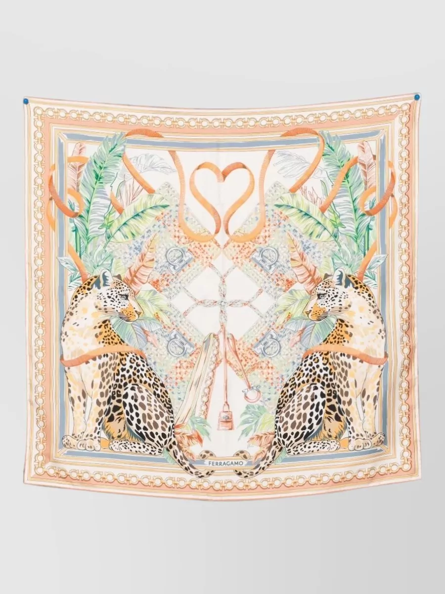 Ferragamo Silk Printed Scarf