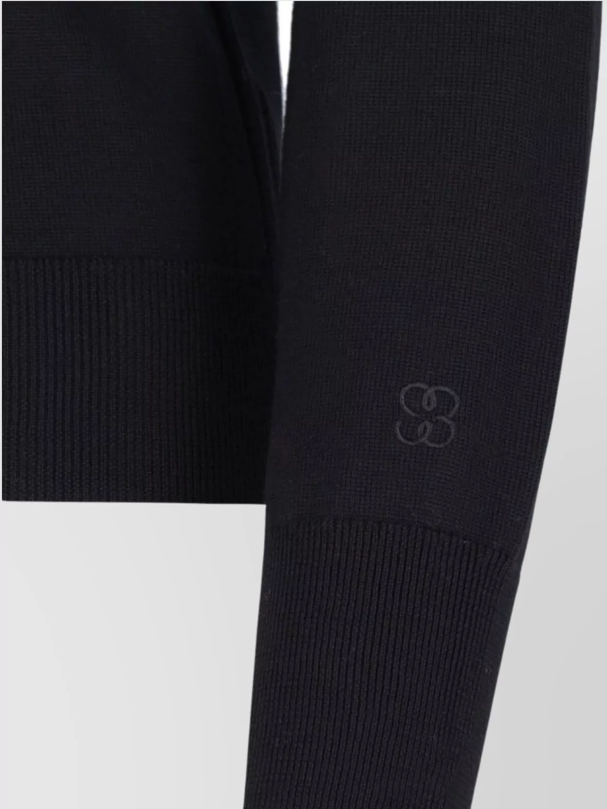 Filippa K Ribbed Turtleneck Sweater Long Sleeves In Black