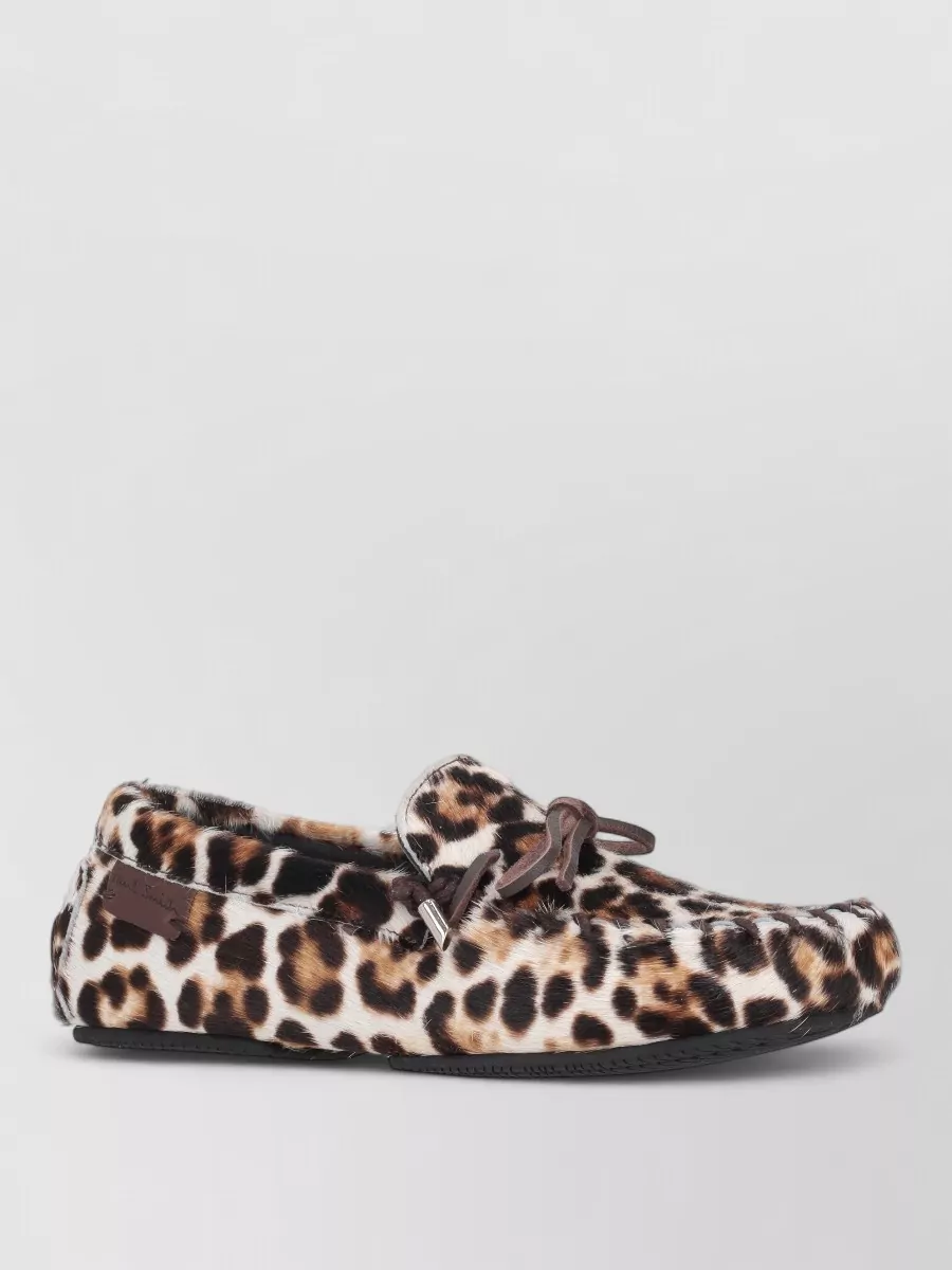 Paul Smith Leopard-Print Leather Loafers