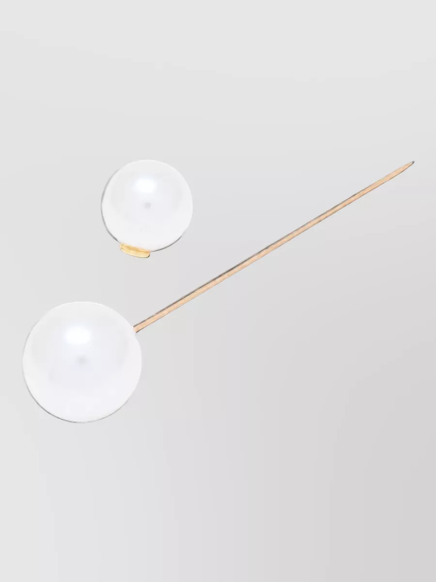 Emporio Armani pearl-effect pin