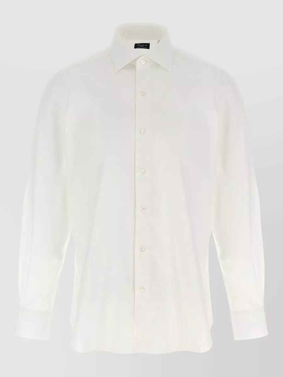 Finamore cotton long-sleeve shirt