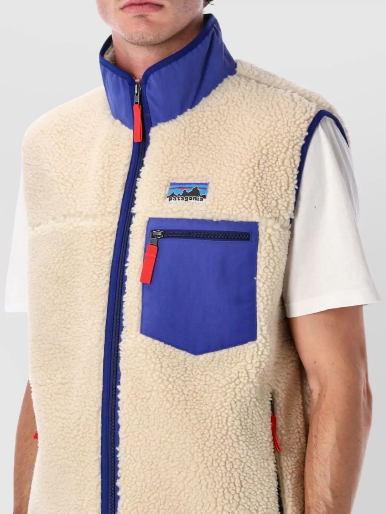 Patagonia Sleeveless Fleece Vest High Collar