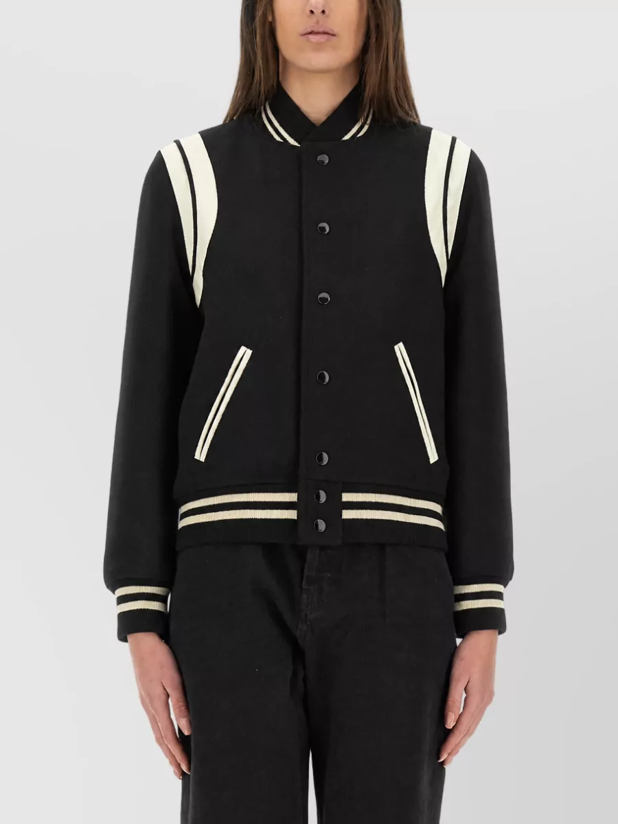 Saint Laurent Wool oversized coat