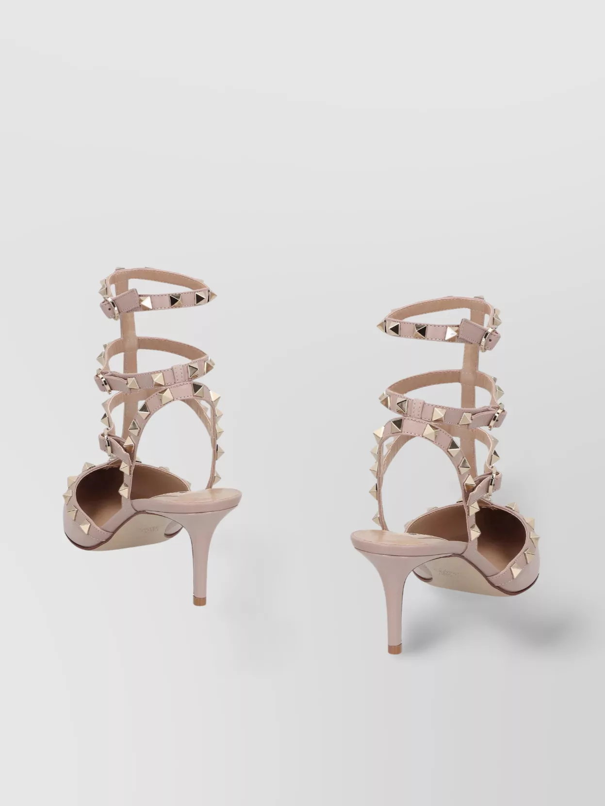 Valentino Rockstud Patent Leather Slingback Pumps