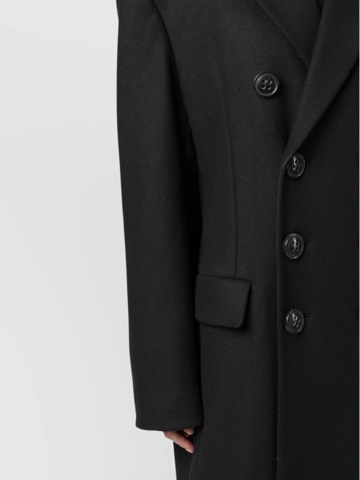 Dsquared2 Double-Breasted Coat Long Sleeves