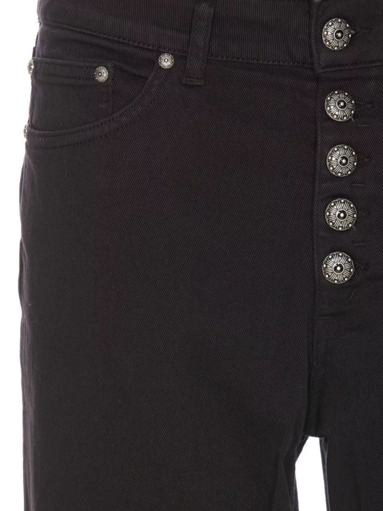 Dondup Trousers Loose Fit Rolled Cuffs