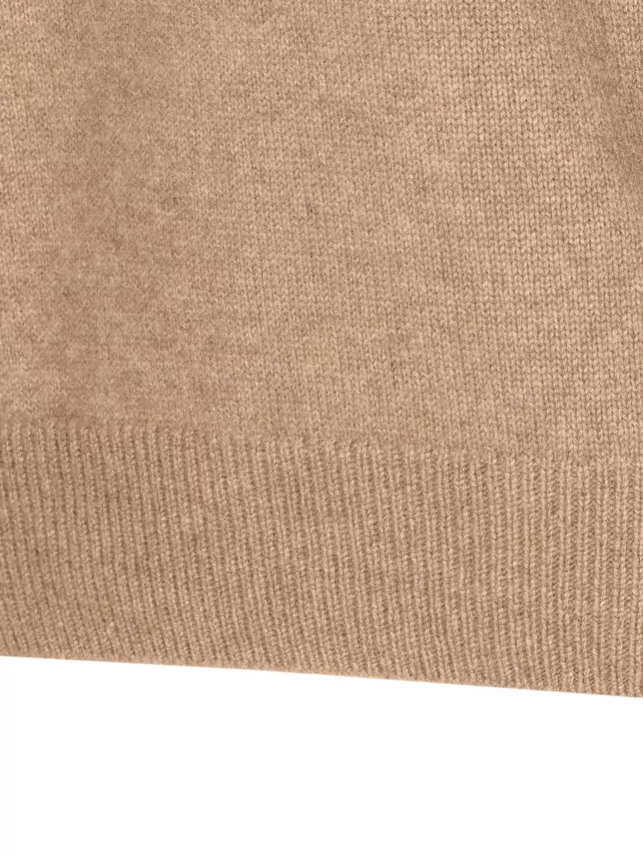 Auralee Cozy Baby Crewneck Sweater With Long Sleeves