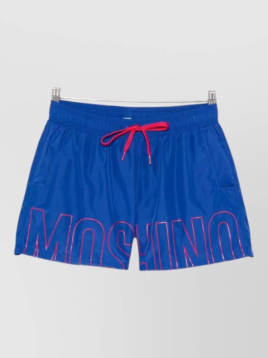 Moschino Logo-print deck shorts