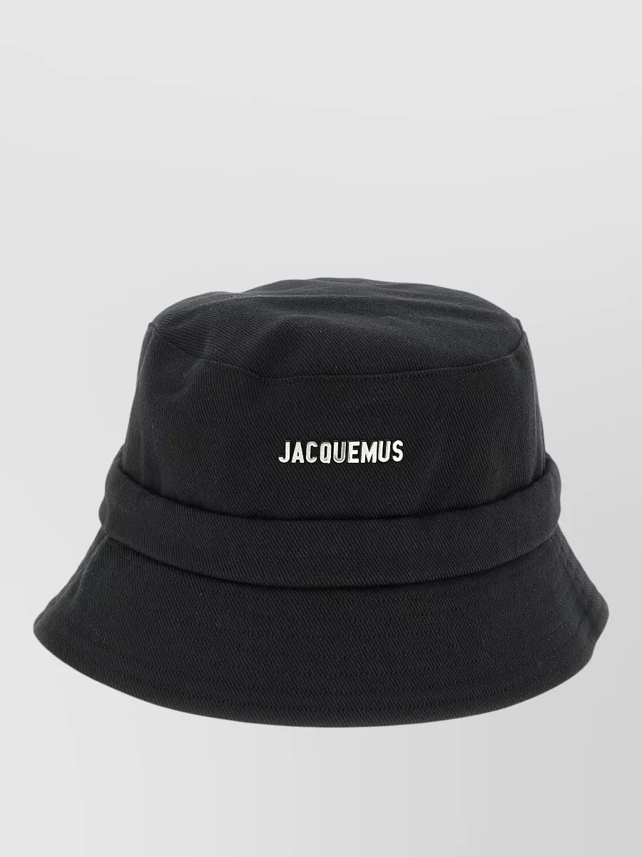 Jacquemus Gadjo Bucket Hat Stitching Wide Brim