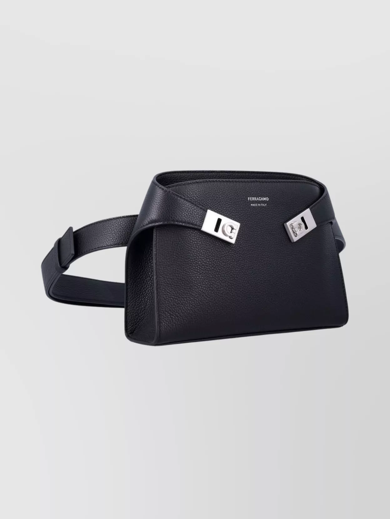 Ferragamo Leather Belt Bag Adjustable Strap