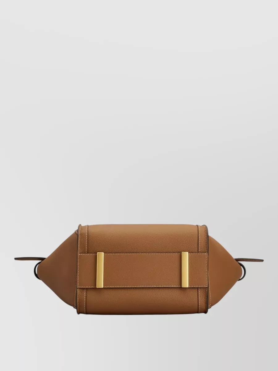 Tod's T Timeless Small Leather Tote Bag