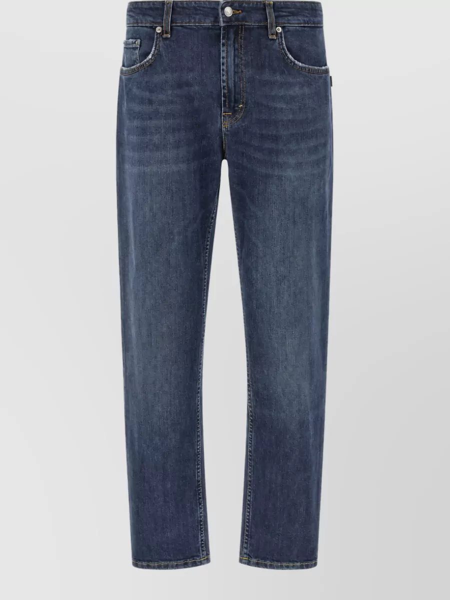Department 5 Denim Straight-Leg Cropped Jeans