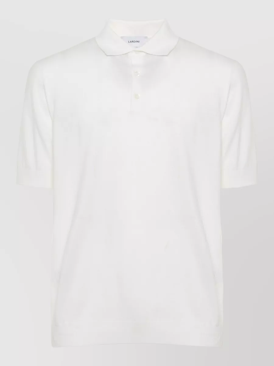 Lardini Cotton short-sleeve polo shirt