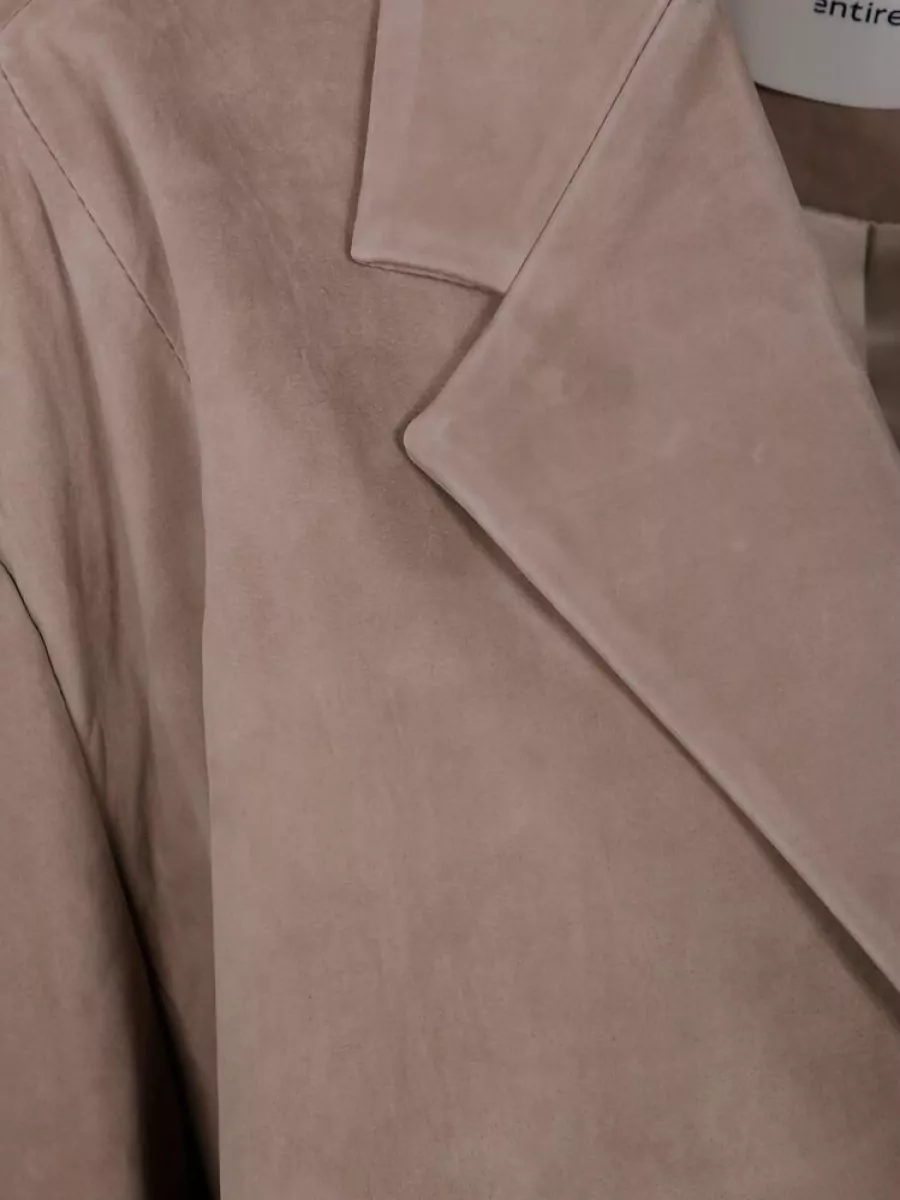 Entire Studios Leather Single-Breasted Coat