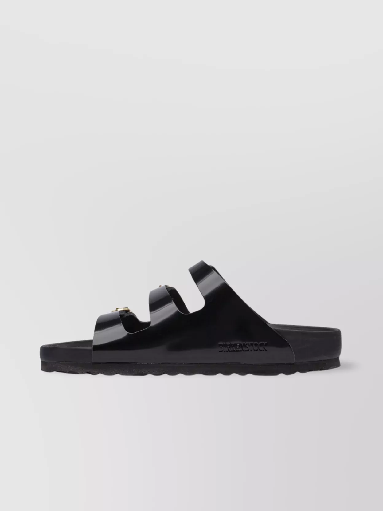 Birkenstock Triple Buckle Open Toe Flat Sole Sandals