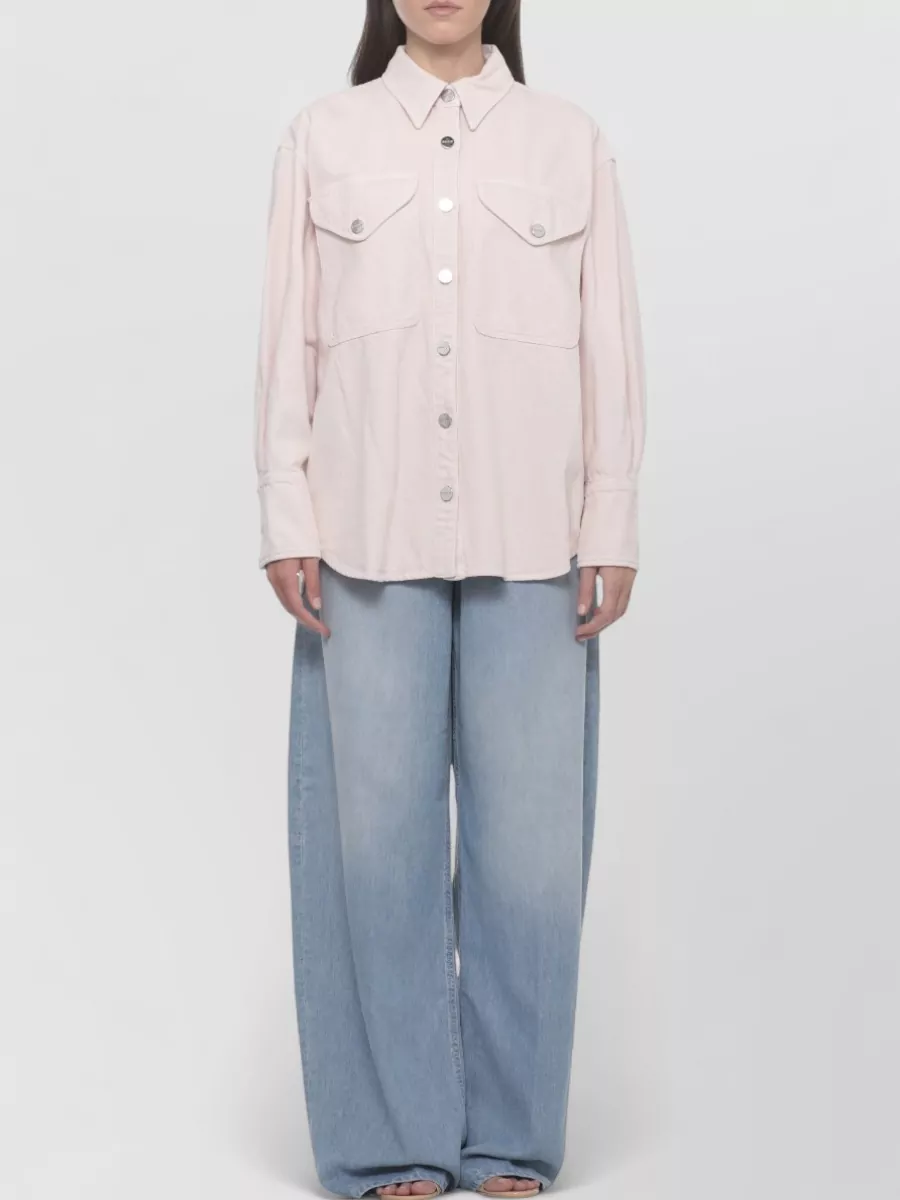 Dondup Cotton Oversized Shirt Jacket