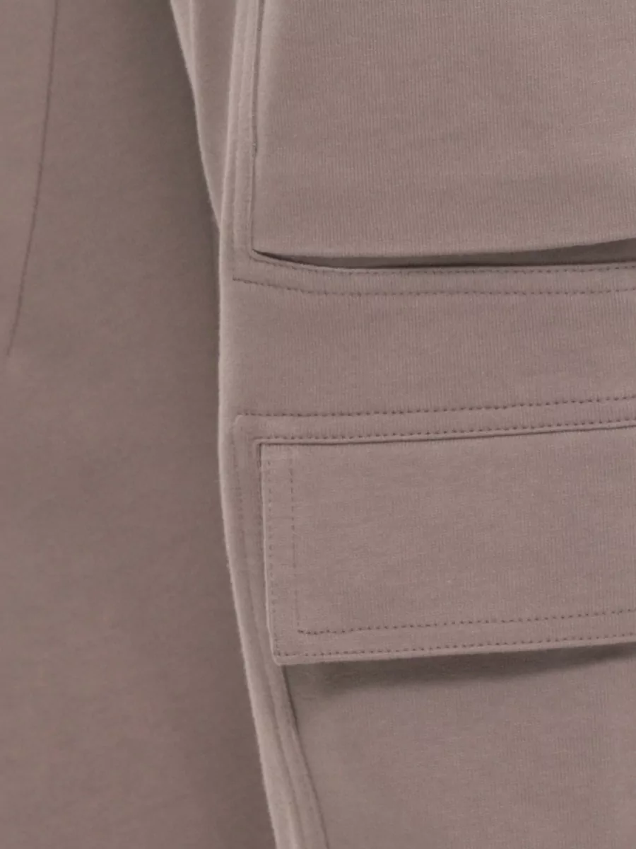 Rick Owens Cotton Straight-Leg Cargo Track Pants