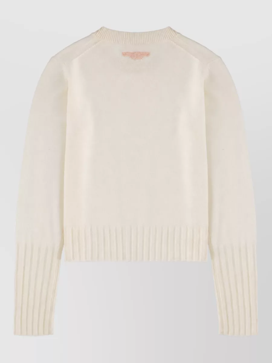 Guest In Residence Cashmere Shrunken Crew Sweatshirt