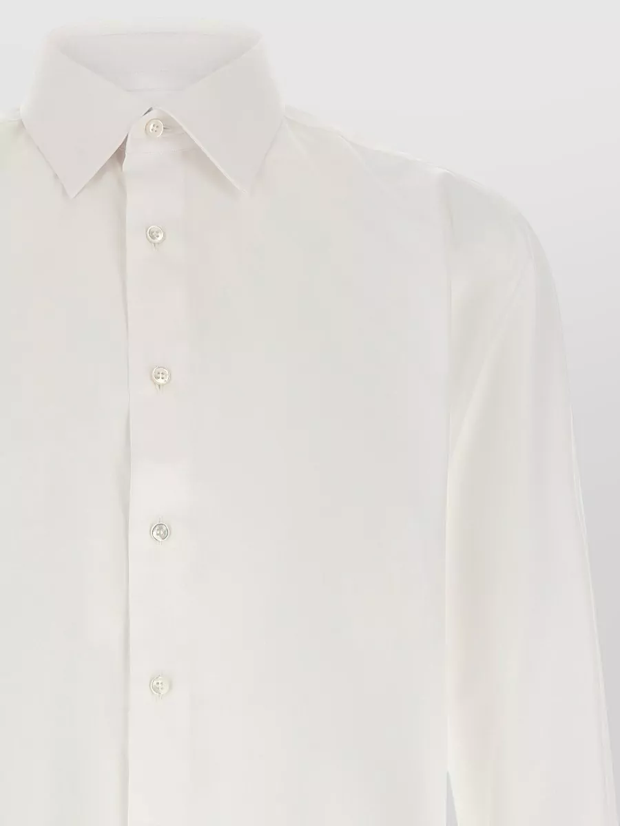Brioni Cotton Long-Sleeve Shirt