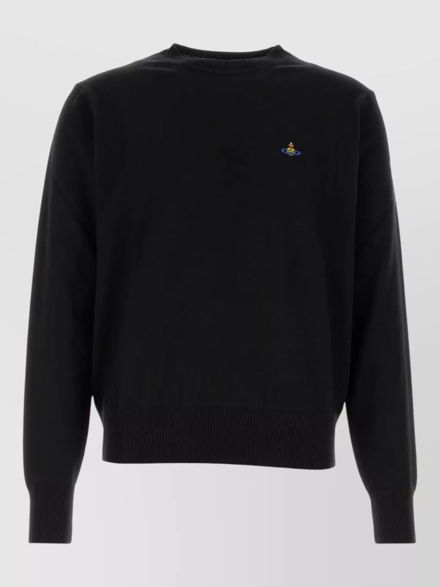 Vivienne Westwood cashmere blend ribbed crew neck sweater