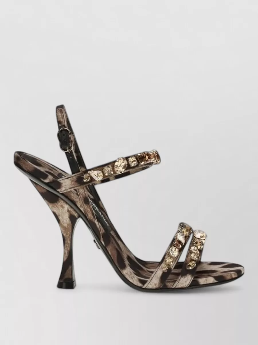 Dolce&Gabbana Fabric Stiletto Heel Sandals