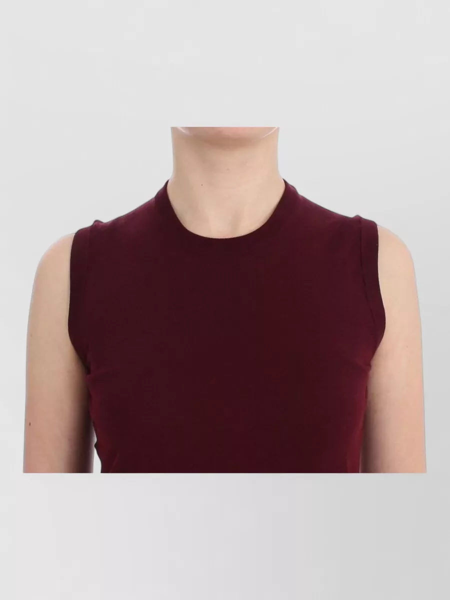 Dolce&Gabbana Wool Slim-Fit Sleeveless Top