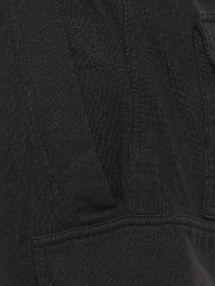 Rick Owens Drkshdw Straight Trousers Elasticated Hems Multiple Pockets