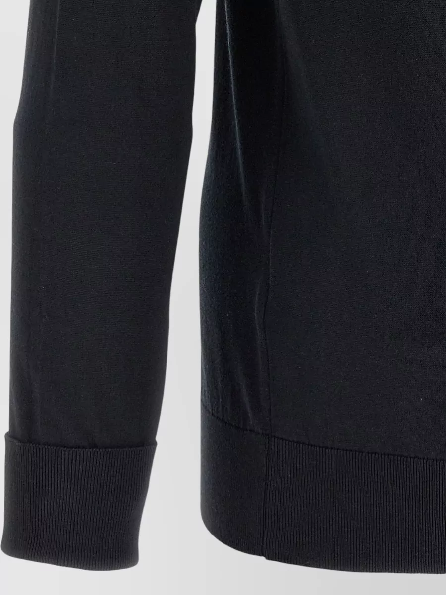John Smedley Fine-Knit Cotton Long-Sleeve Polo Shirt
