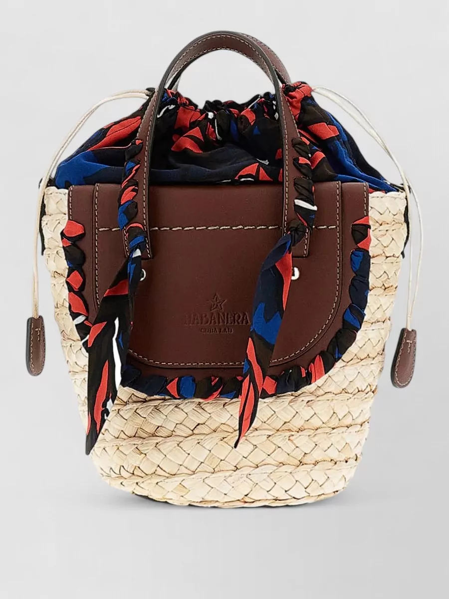 Cuba Lab Leather habanera bucket bag