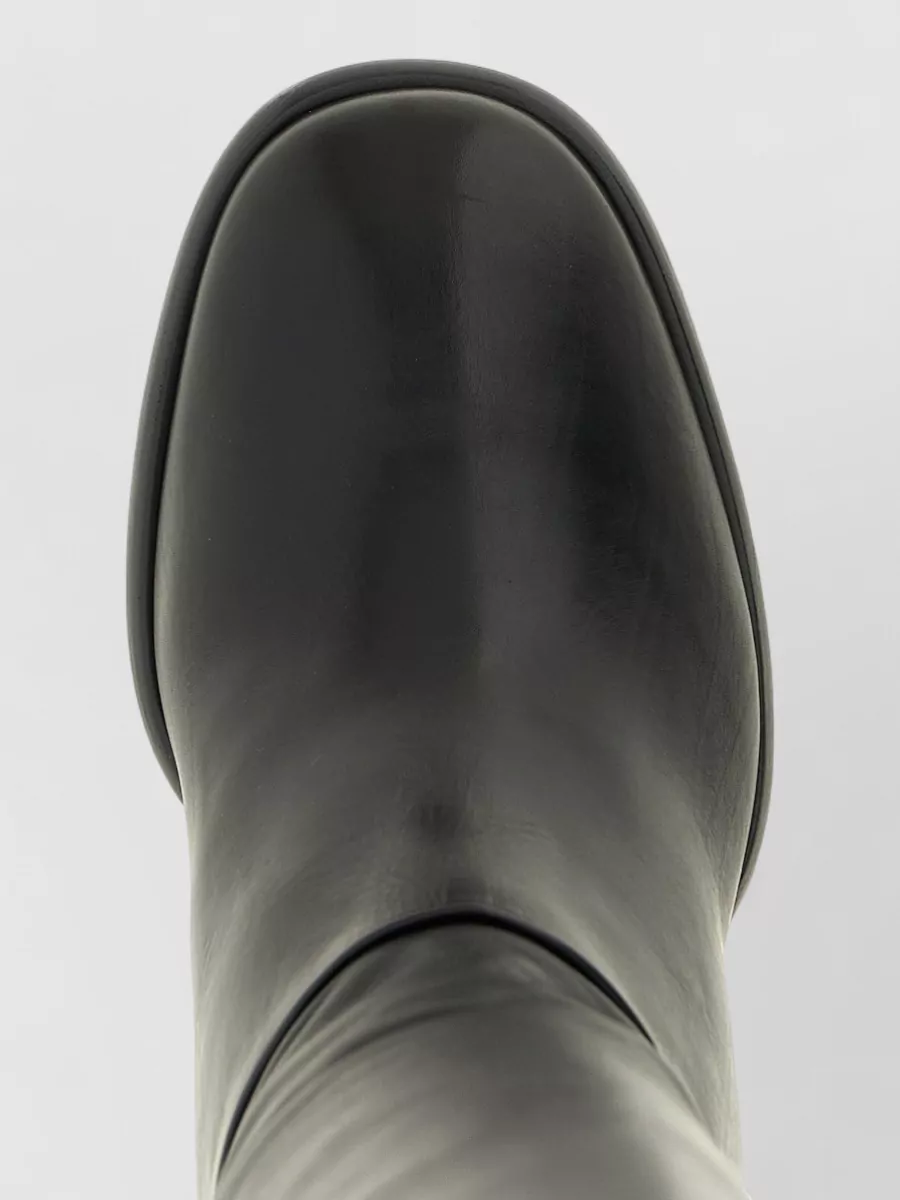 Prada Leather Knee-High Boots