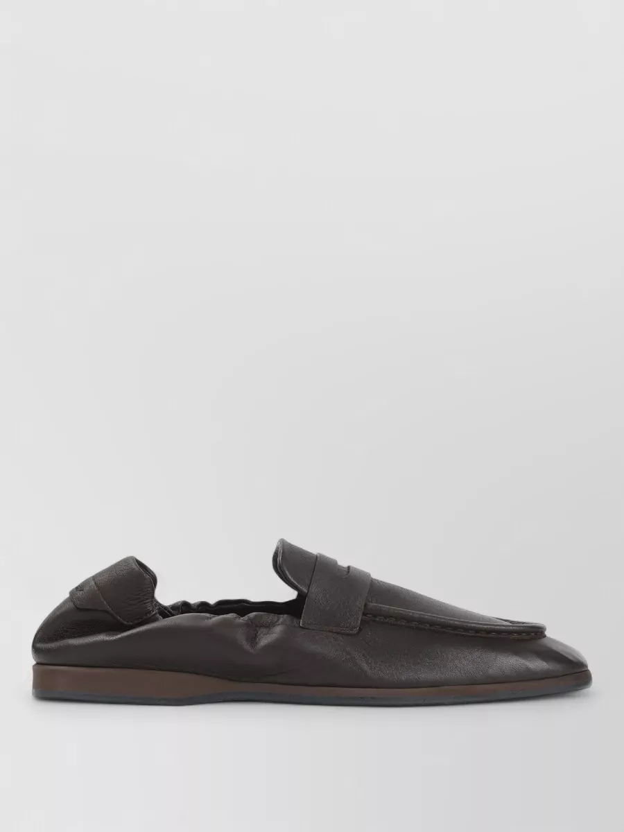 Brioni Loafer Flex Rubber Penny Strap Shoe