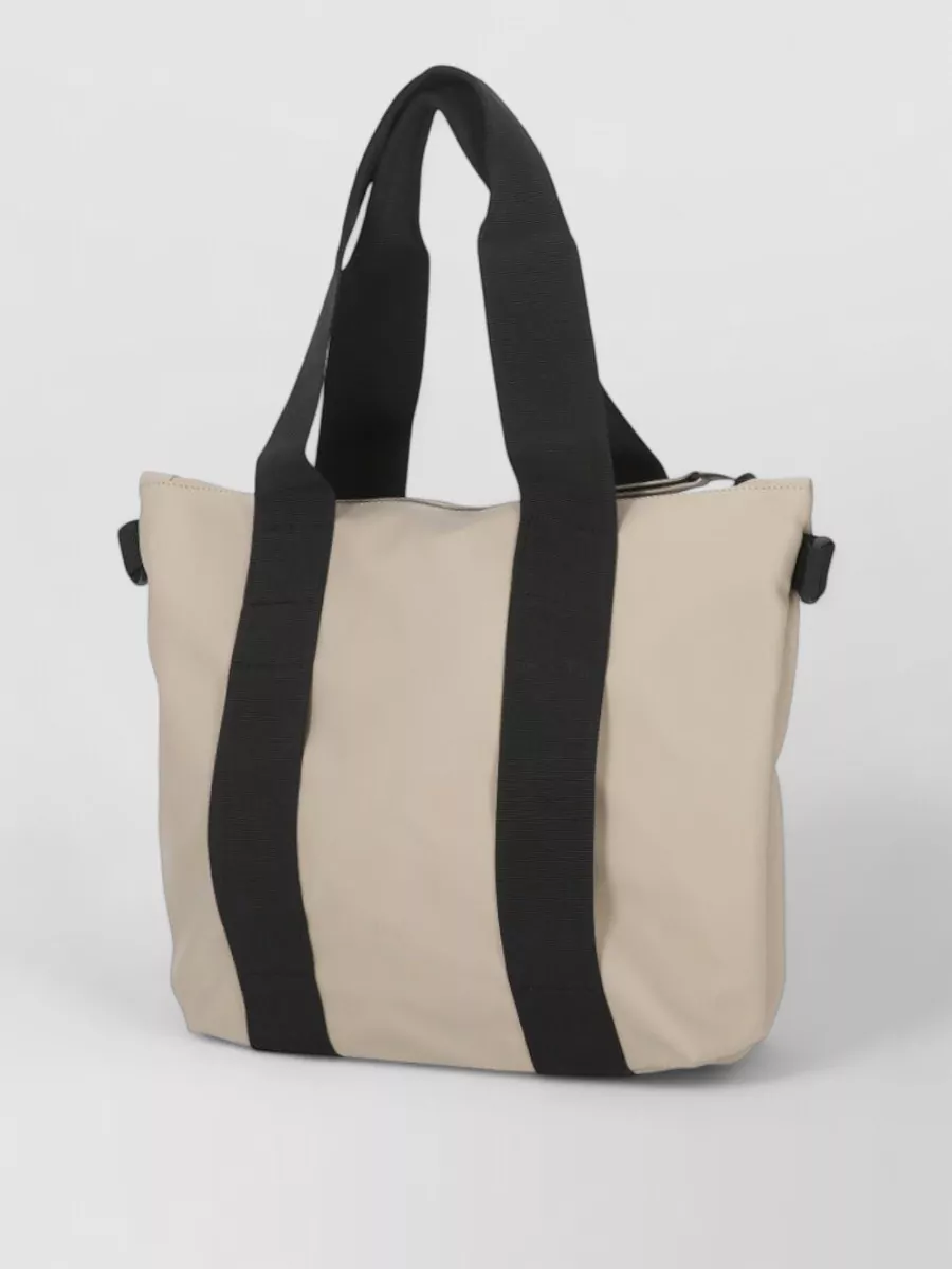 Rains Waterproof Shopper Bag Top Handles Strap