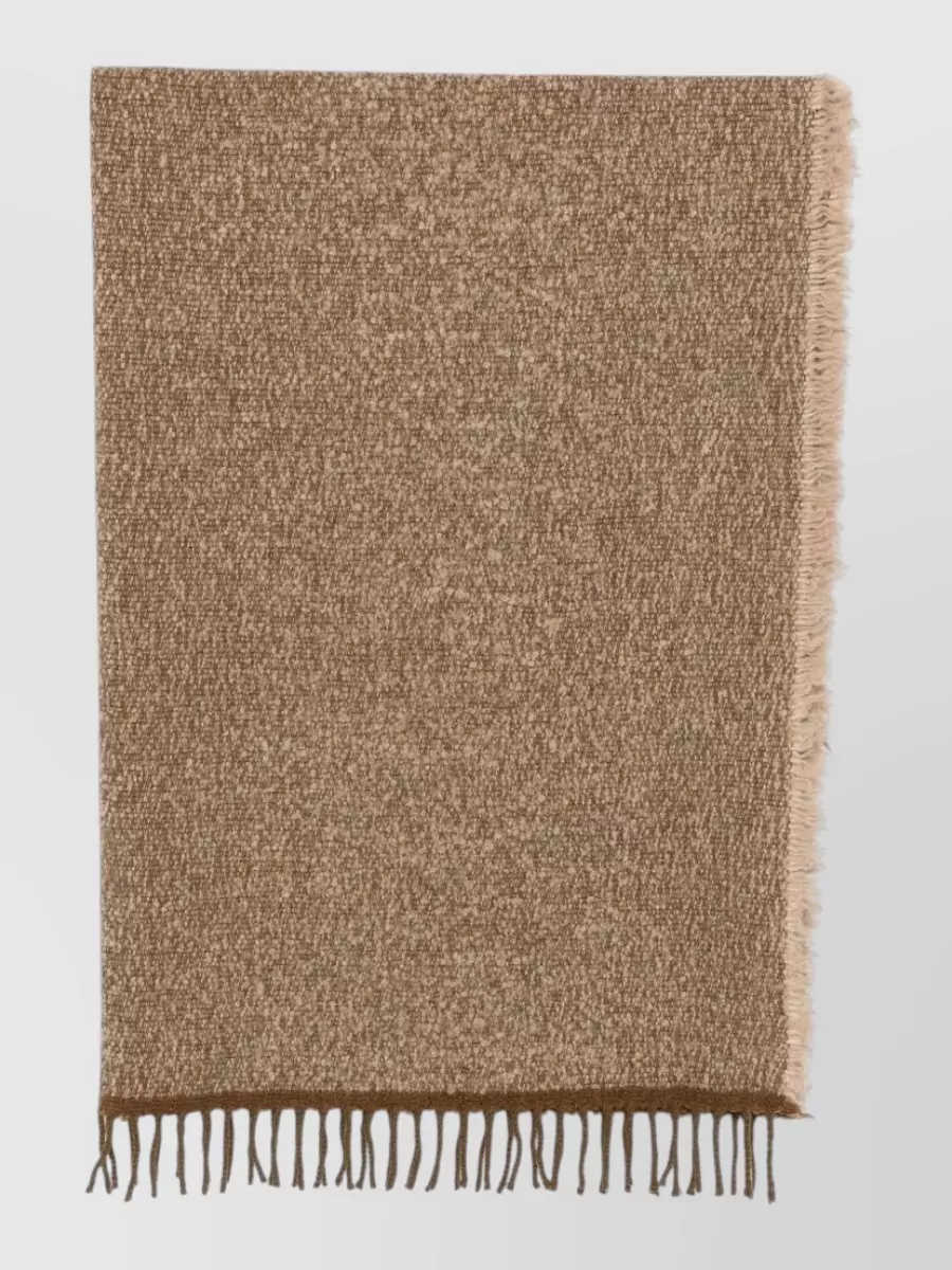Uma Wang alpaca wool cashmere scarf