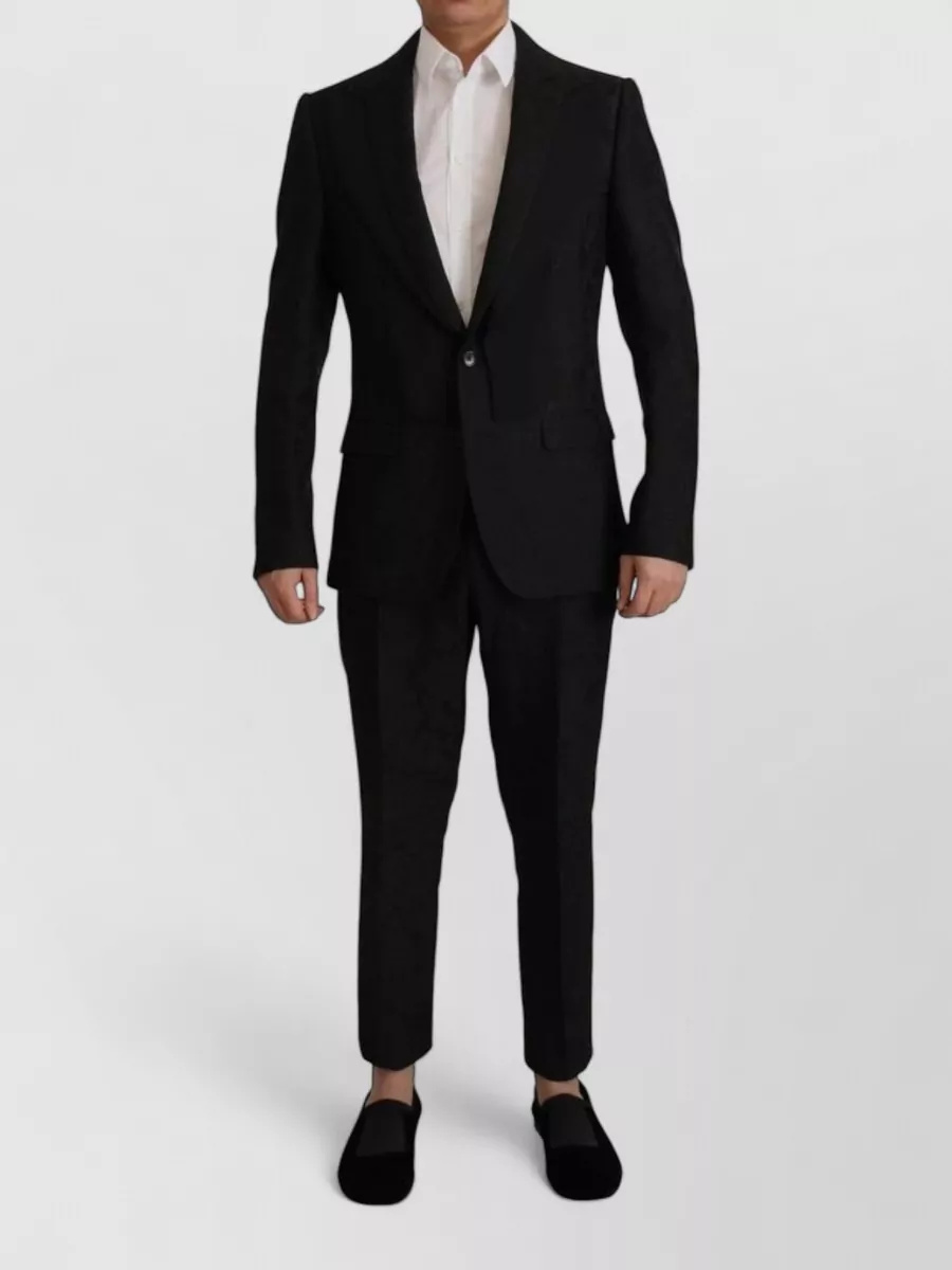 Dolce&Gabbana slim-fit jacquard tuxedo suit