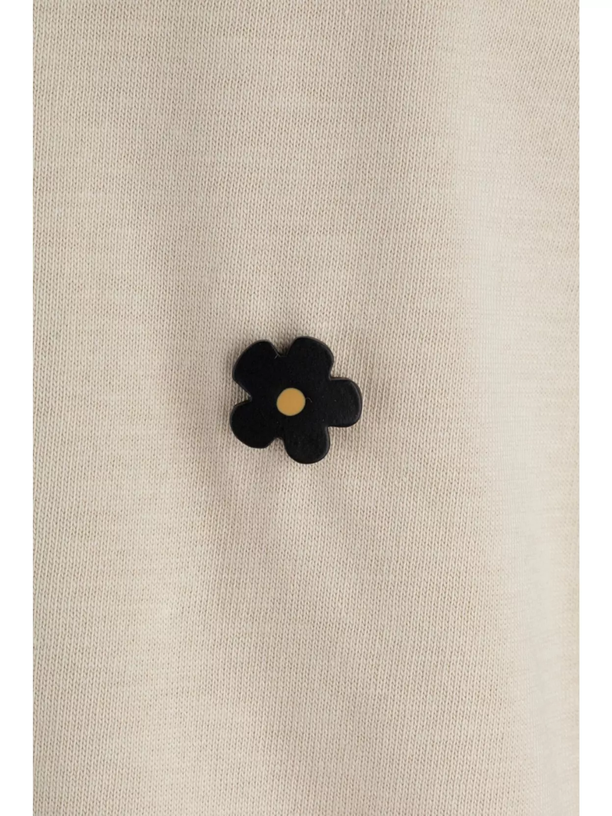 A Paper Kid Floral Crew Neck T-shirt In Neutrals
