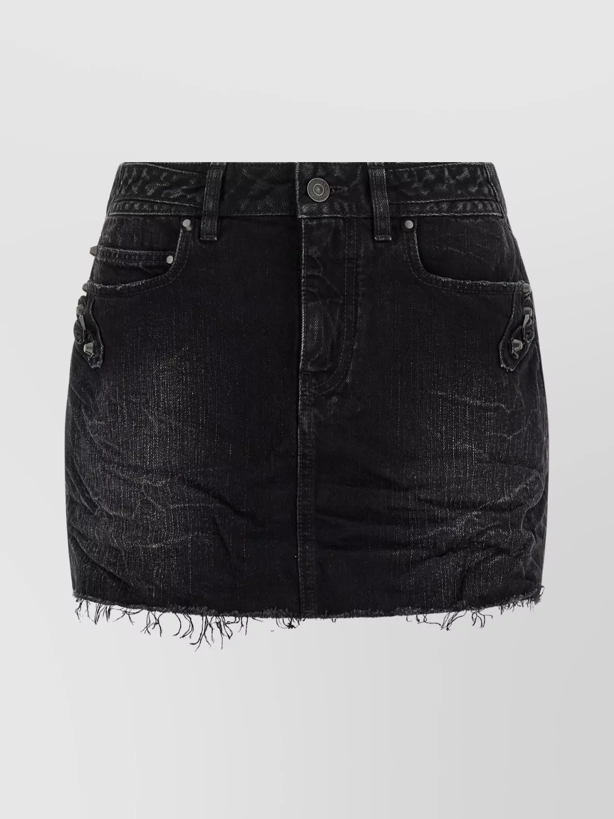 Balenciaga Urban Style Skirt With Pockets And Loops In Black