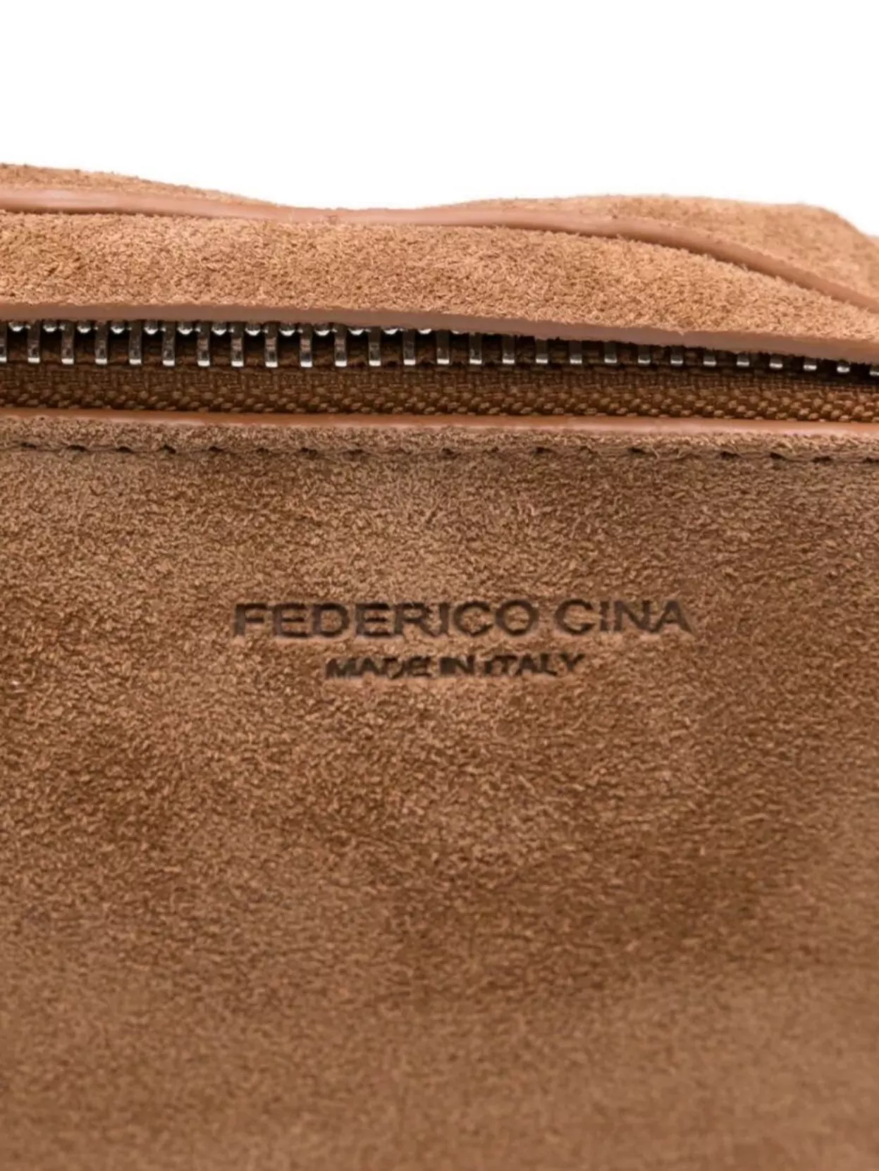 Federico Cina Suede Mini Bag Shoulder Strap