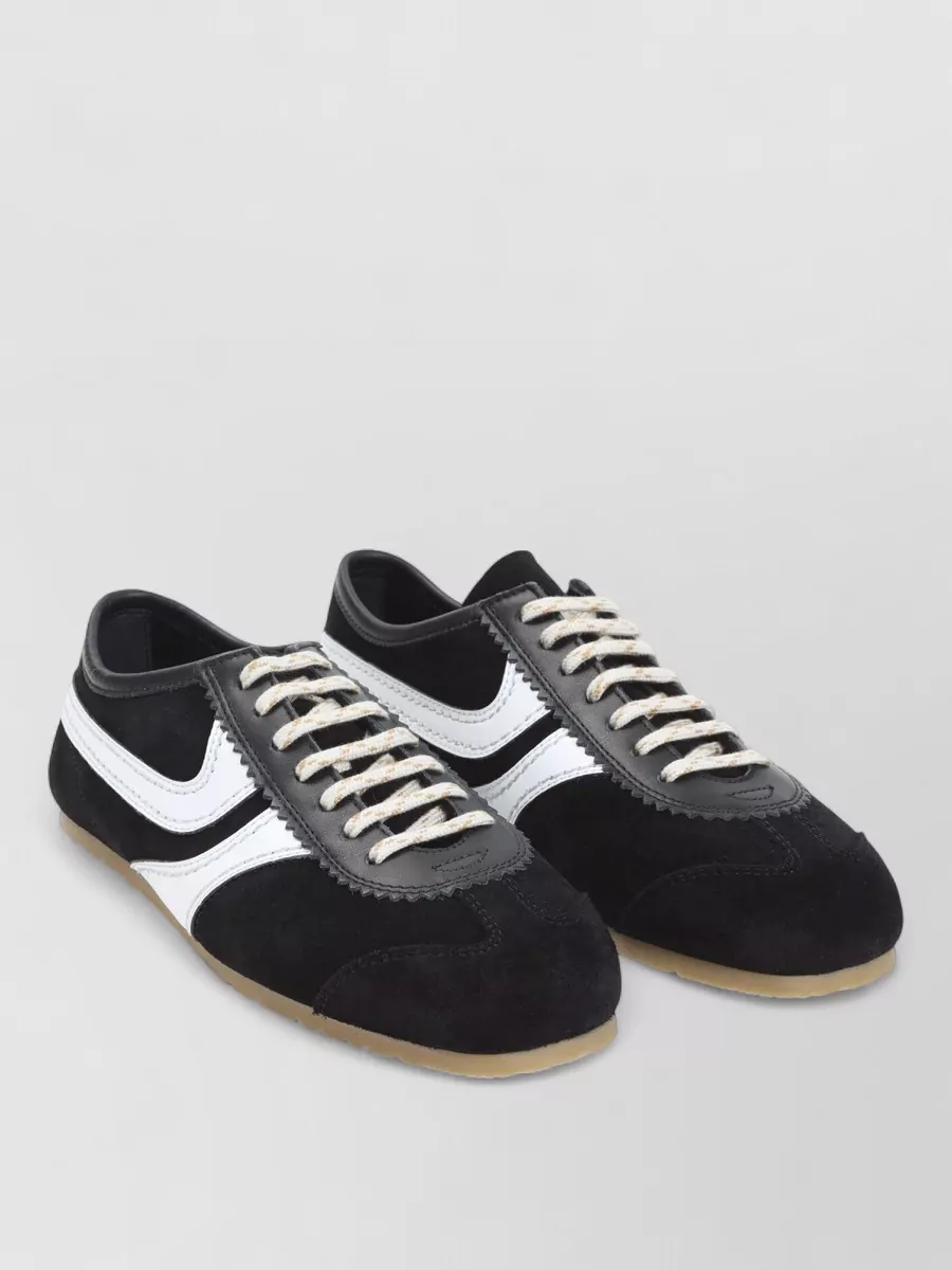 Dries Van Noten suede low-top sneakers