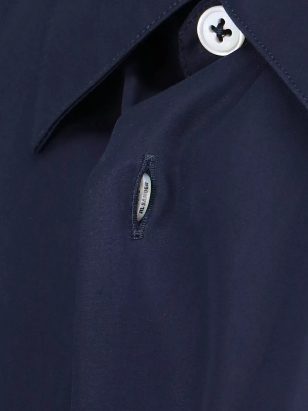 Jil Sander Collared Shirt With Pocket And Long Sleeves