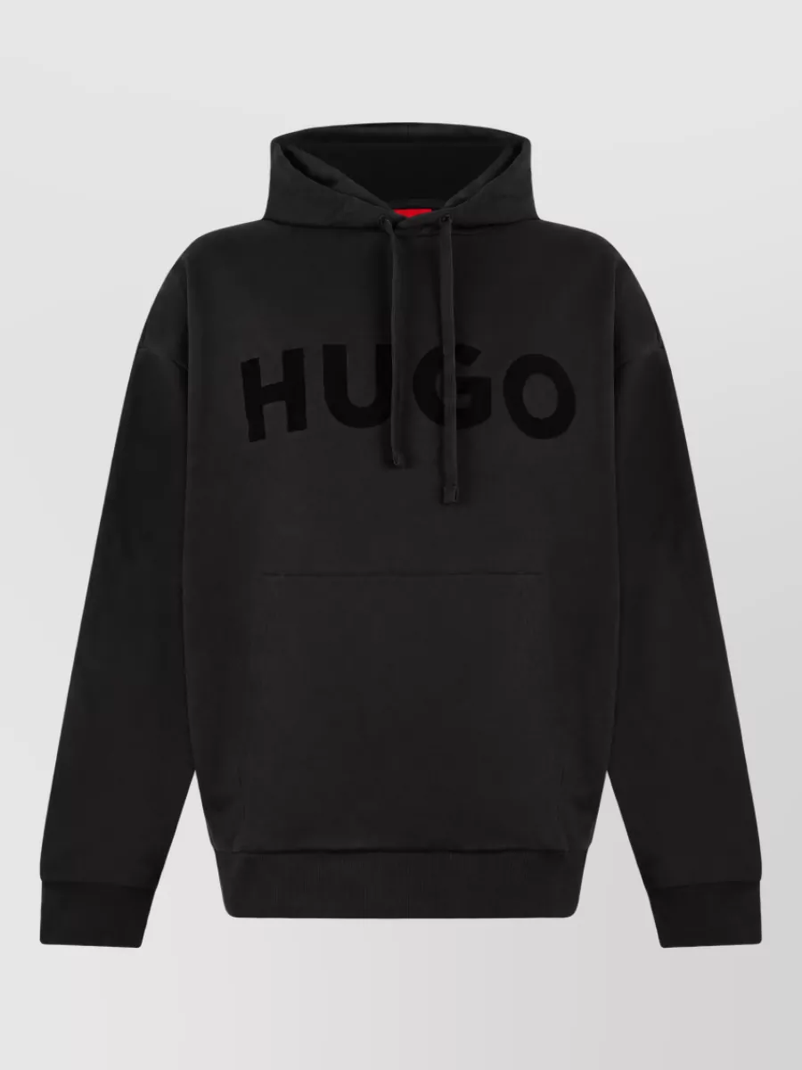 Boss high-collar hoodie