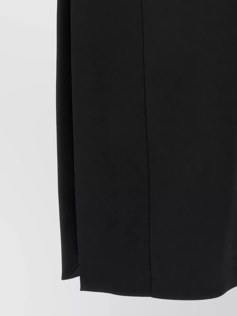 Sportmax V-Neck Sleeveless Midi Dress