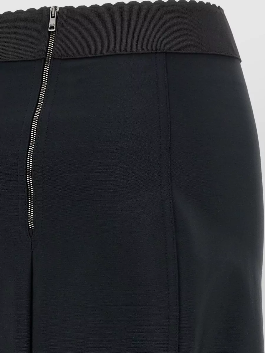 Dolce&Gabbana Skirt Featuring Lace Inserts And Elastic Waistband