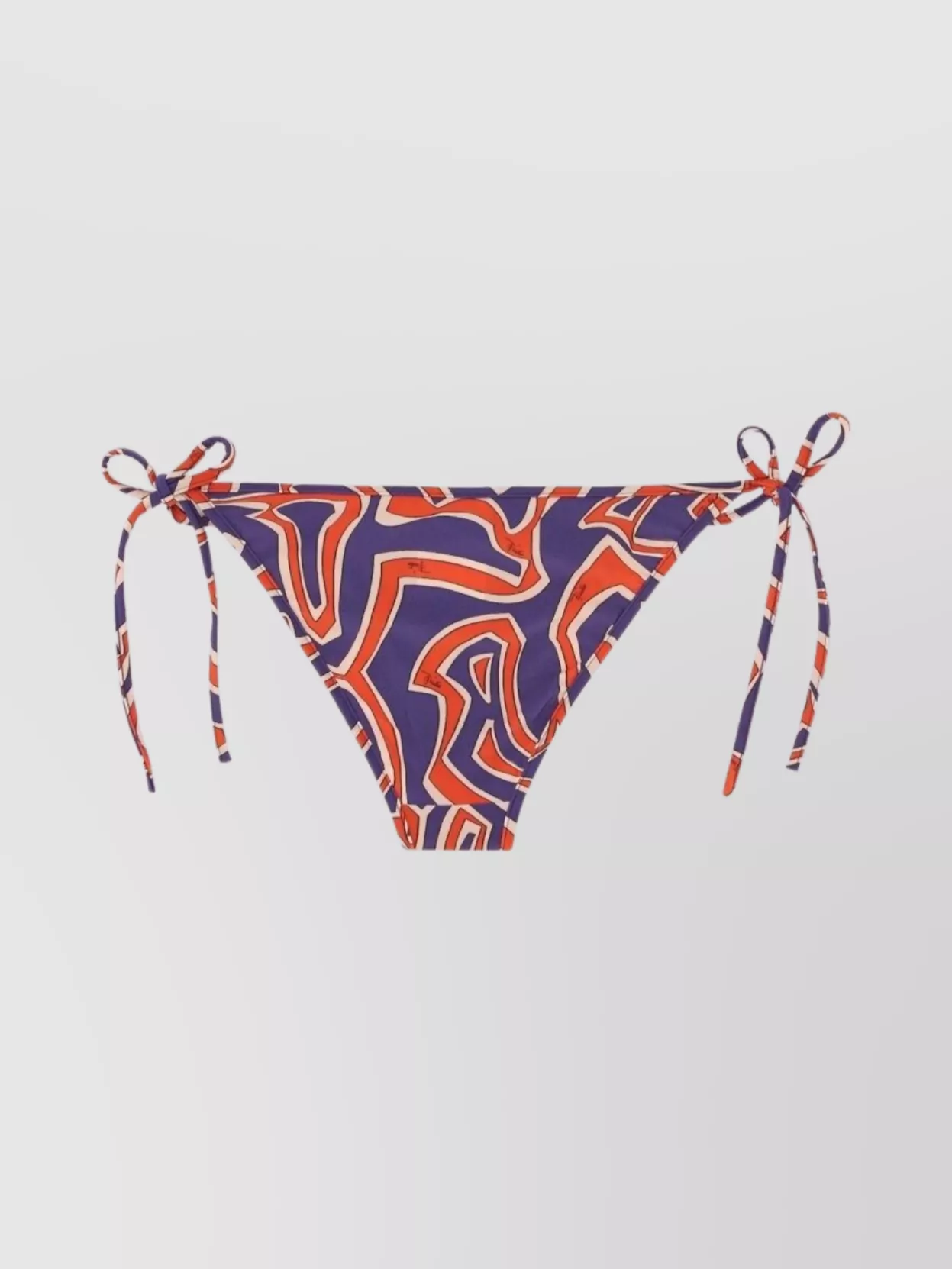 Pucci Vibrant Print Tie-Side Bikini Bottom