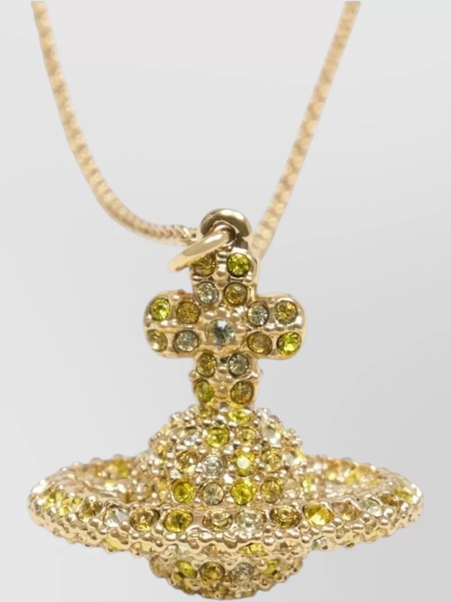 Vivienne Westwood Brass Pendant Necklace
