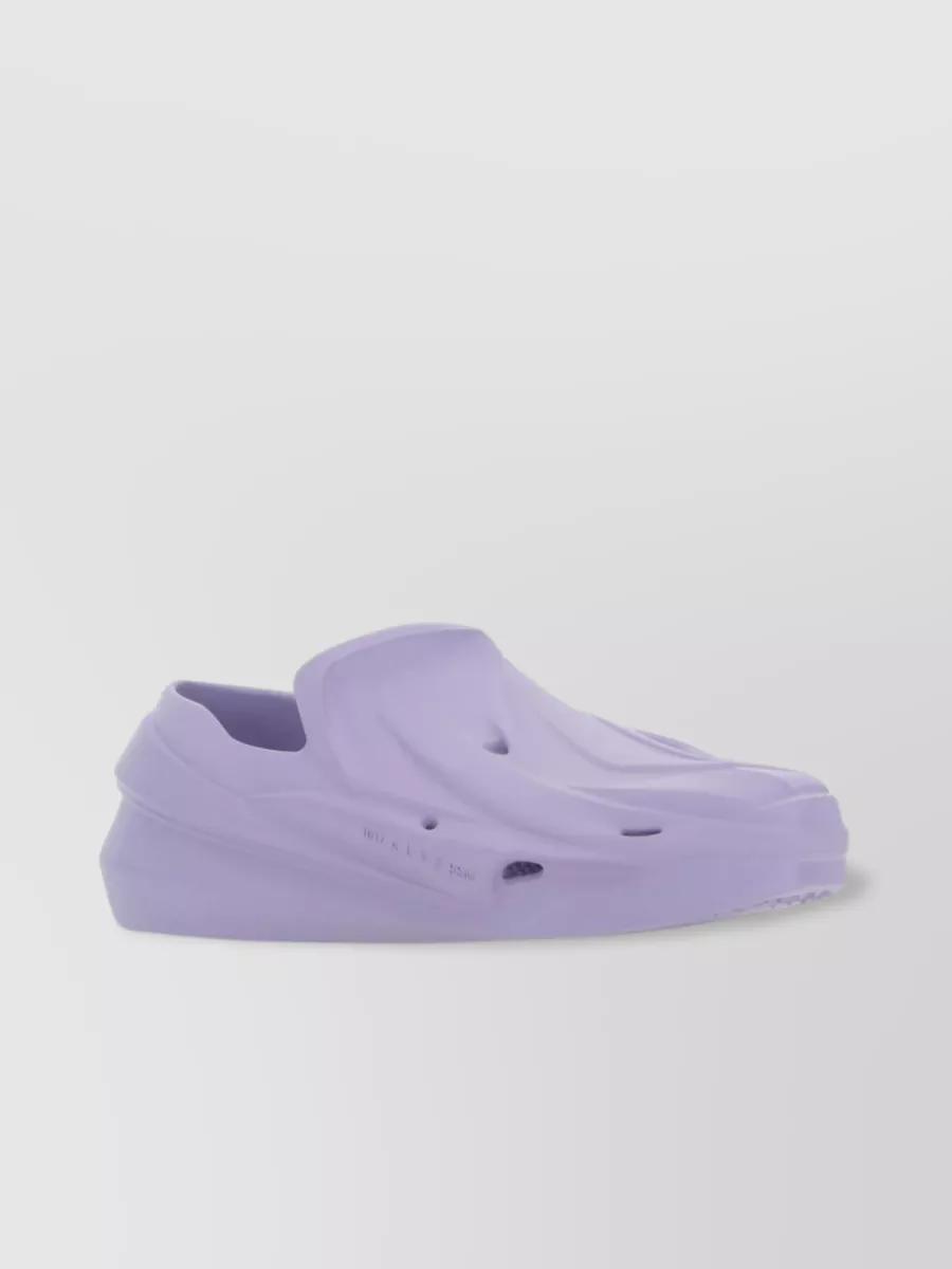 Shop Alyx Effortless Slip-on Sneakers With Perforated Style In Purple